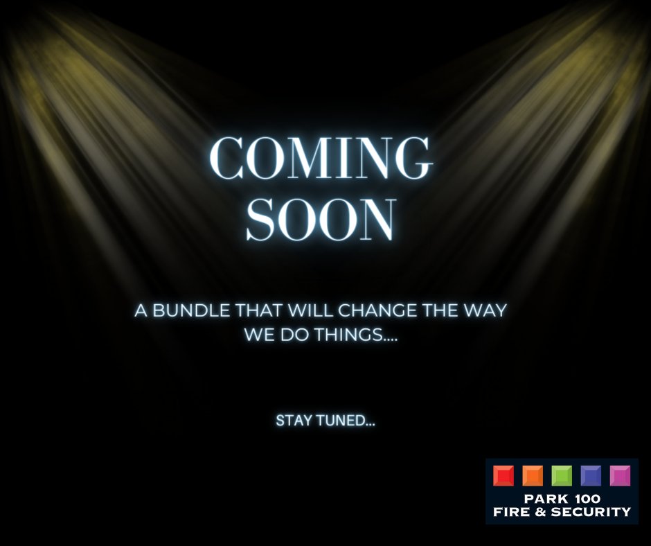Exciting things coming in 2023... 

#Park100 #fireandsecurity #innovation #teaser