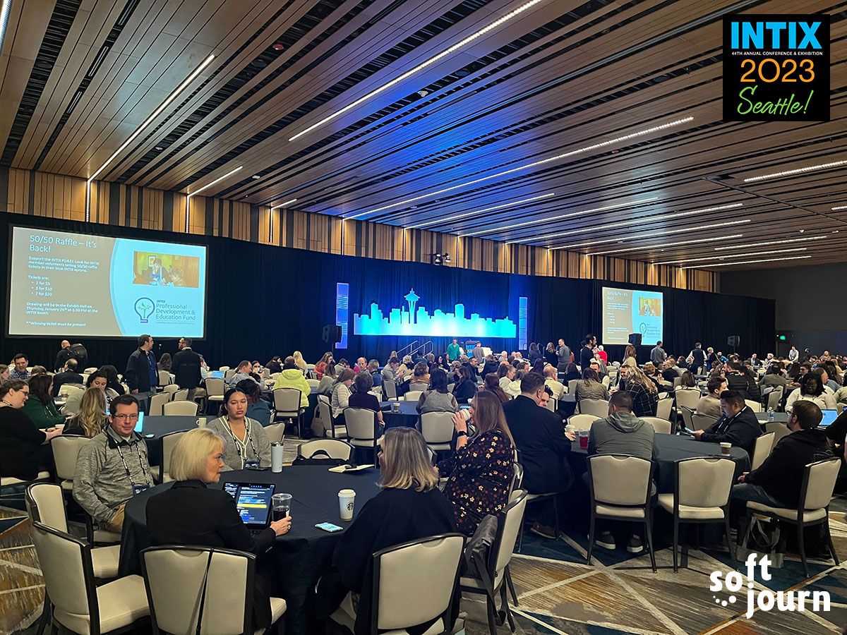 Softjourn's tweet image. #INTIX2023 is off to a great start! We&apos;re excited for another day of meeting brilliant #ticketing 🎫 professionals.🤩

Plus, the topics that the @intixassoc is covering this year are so relevant to what we&apos;ve been working on during the past year and continuing into 2023.