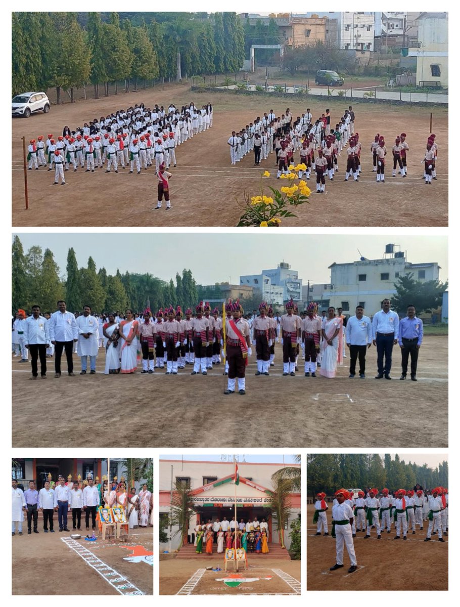 Happy Republic Day to all. Republic Day celebration in MMDRS Terdal Di Bagalakot.
#KarnatakaMWD