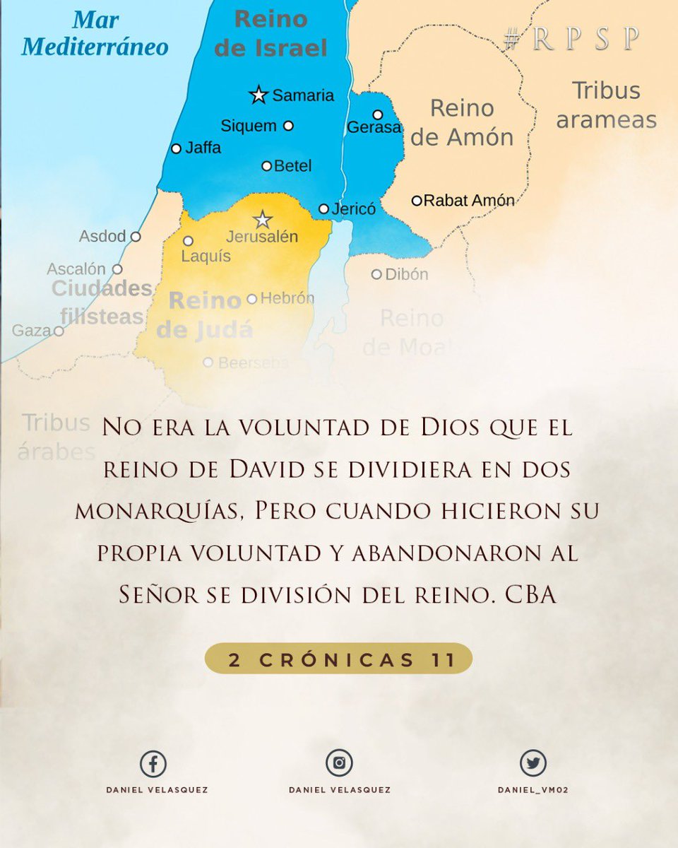 #RPSP#2cronicas11#primeroDios
4. Así ha dicho Jehova: no subáis, ni peleéis contra vuestros hermanos;
<a href="/daniel_vm12/">danielvelasquez</a> 
<a href="/AdventistasMLT/">Adventistas MLT</a> 
<a href="/AdventistasUPS/">Adventistas Perú - UPS</a>