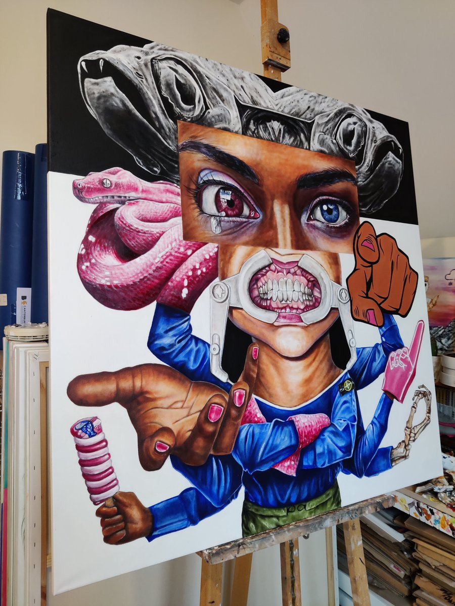 New one on the easel