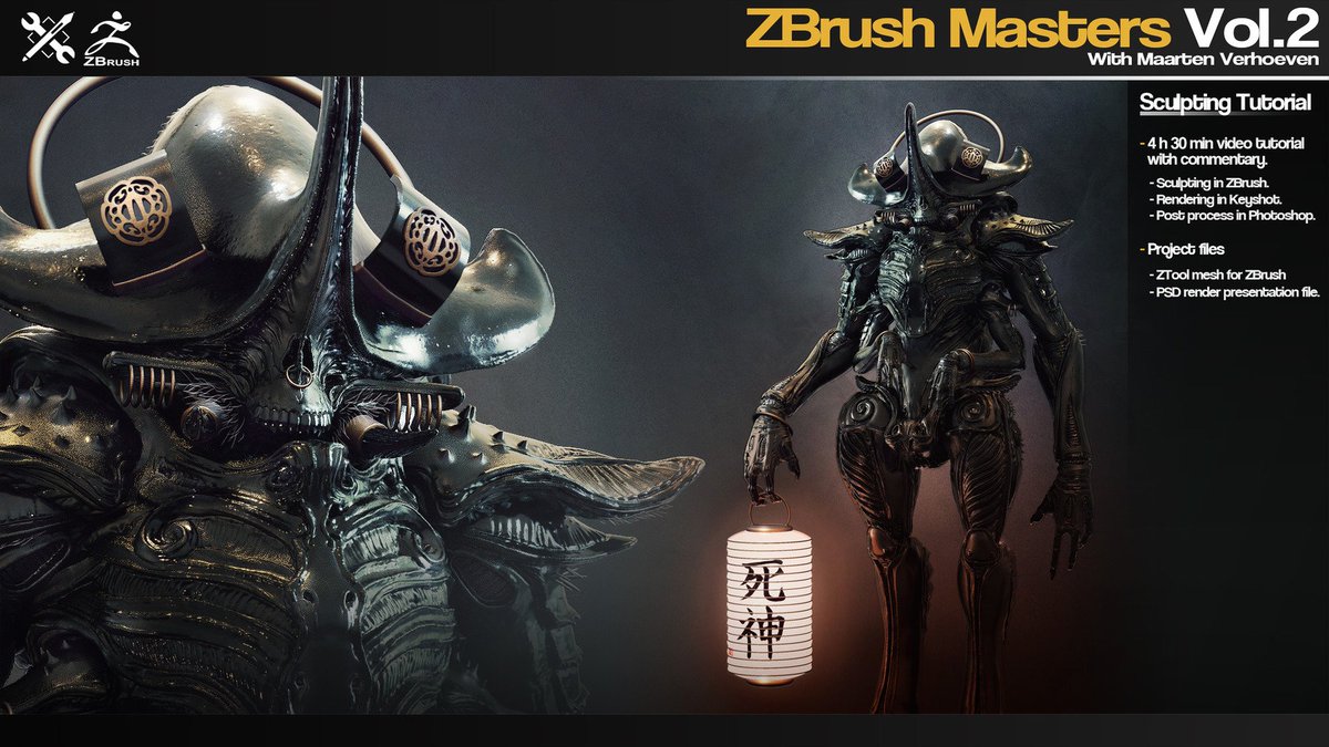 S3ART_Store's tweet photo. ZBrush Masters Vol.2
✅ Get it here: https://t.co/RtQzeu4xgL
-
#zbrush #jonasronnegard #associate #photoshop #keyshot https://t.co/YSKUSMrpBZ