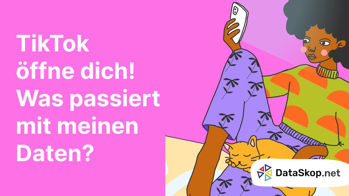 algorithmwatch's tweet photo. #TikTok sammelt viele Daten über dich. Weißt du auch welche?

Heute starten wir unsere neue @dataskop_net Datenspende, um genau das herauszufinden. 🔍

Jetzt einfach #DataSkop herunterladen &amp; mitmachen! ⬇️
https://t.co/DJmtIPxJHw https://t.co/n2UOu3rnZg