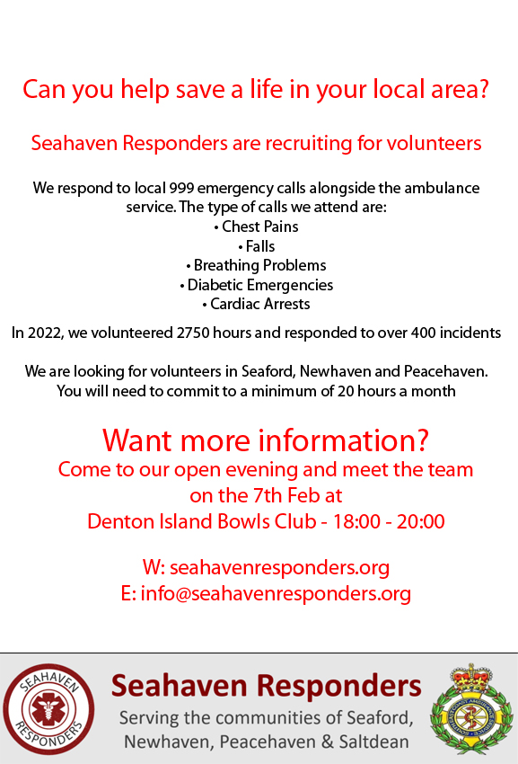 Come to our open evening to find out more about volunteering