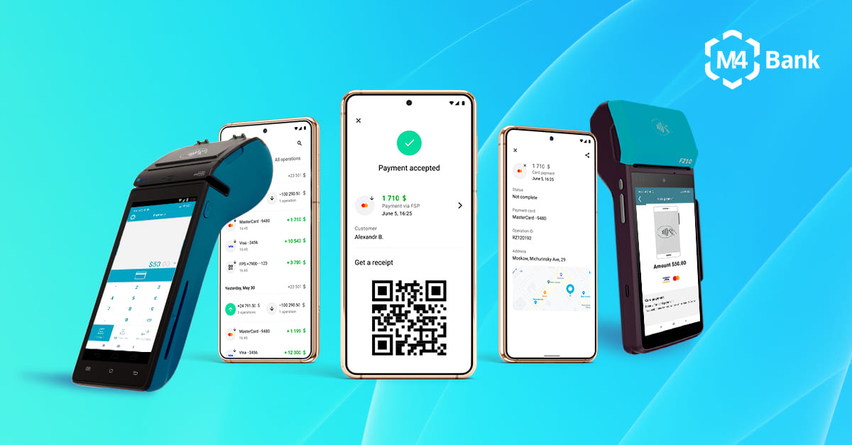m4bank_'s tweet photo. Android-powered terminals and SoftPOS solutions can complement each other within a unified #SmartPOS omnichannel offering by #M4bank. https://t.co/lgR2cO1BiV