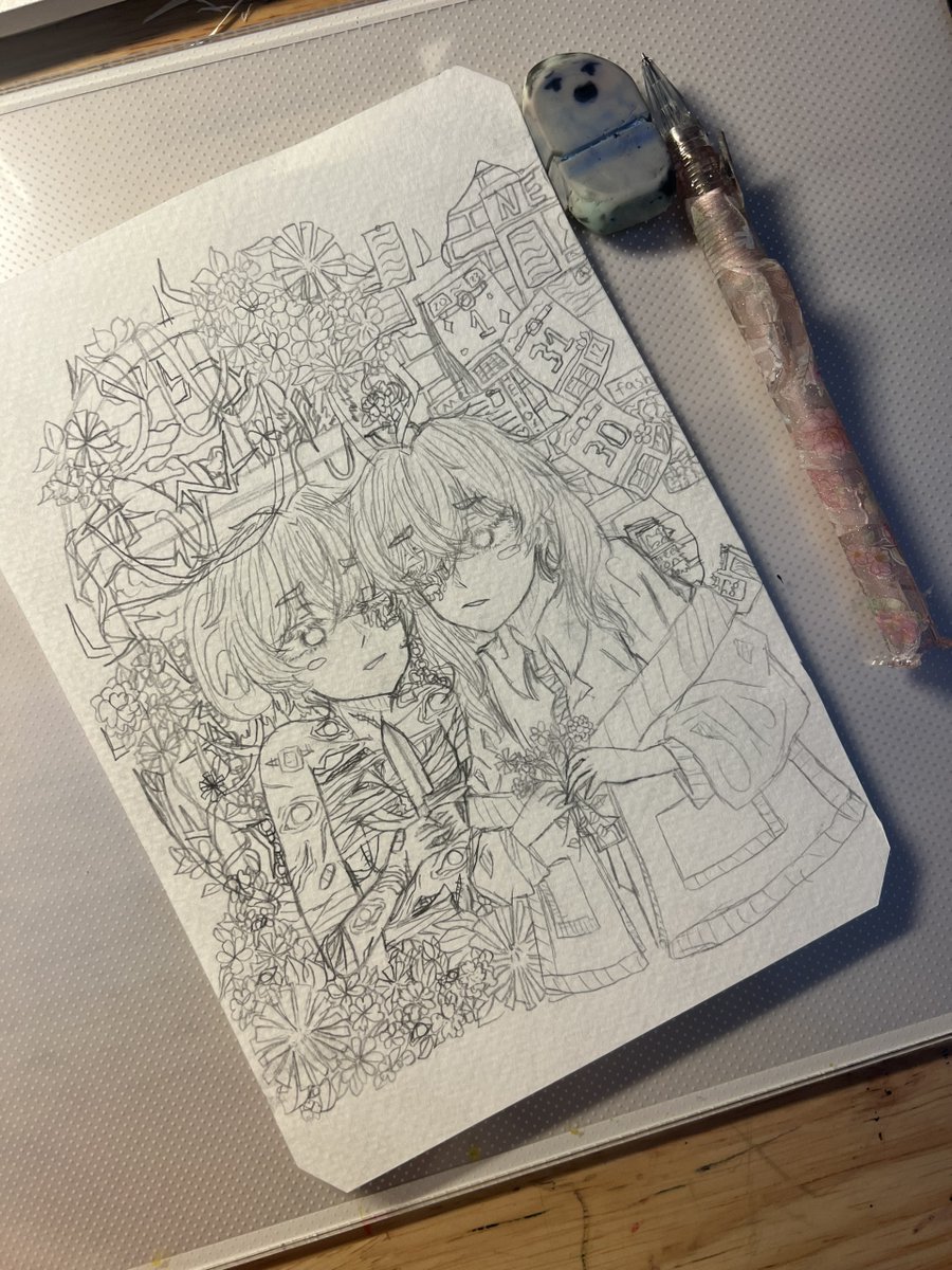TrangOsaka's tweet photo. Sketch https://t.co/ZHkUY2HEmQ