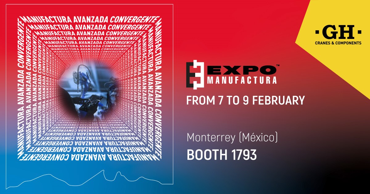 GH Cranes-Components (@ghcranes) on Twitter photo From February 7 to 9, our Grúas GH México team awaits you all <a href="/expomanufactura/">EXPO MANUFACTURA®</a> , the most important event in the manufacturing industry in 🇲🇽. You can find us at booth 1793! Contact us at: lnkd.in/dDMtqvRx
#ghcranes #cranes #liftingyourworld From February 7 to 9, our Grúas GH México team awaits you all <a href="/expomanufactura/">EXPO MANUFACTURA®</a> , the most important event in the manufacturing industry in 🇲🇽. You can find us at booth 1793! Contact us at: lnkd.in/dDMtqvRx
#ghcranes #cranes #liftingyourworld