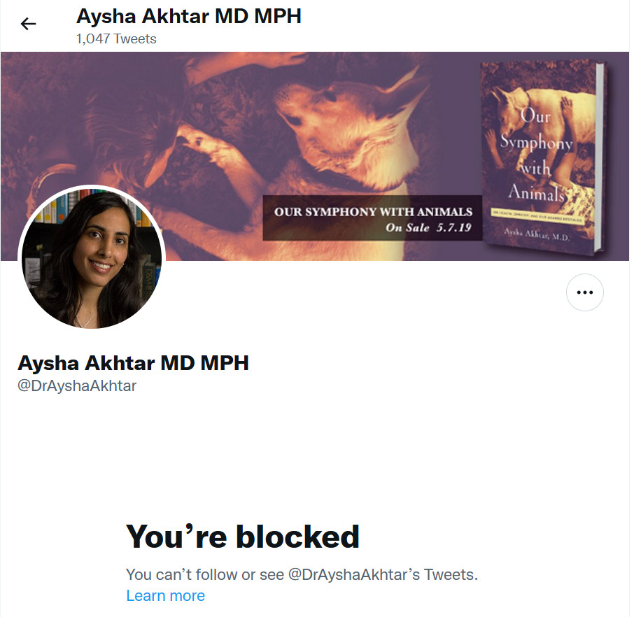 TweetsMetis's tweet photo. @DrAyshaAkhtar Okay, you can't comment.
#AIDS therapies have saved 26M people so far. If we had listened to #pseudoscientists like you 30 years ago, they would be dead. Do you even care?
The sheer lack of responsibility of anti-science activists 🙄
#scicomm #animalresearch @Contemp_Sci https://t.co/PmVytUhGIZ