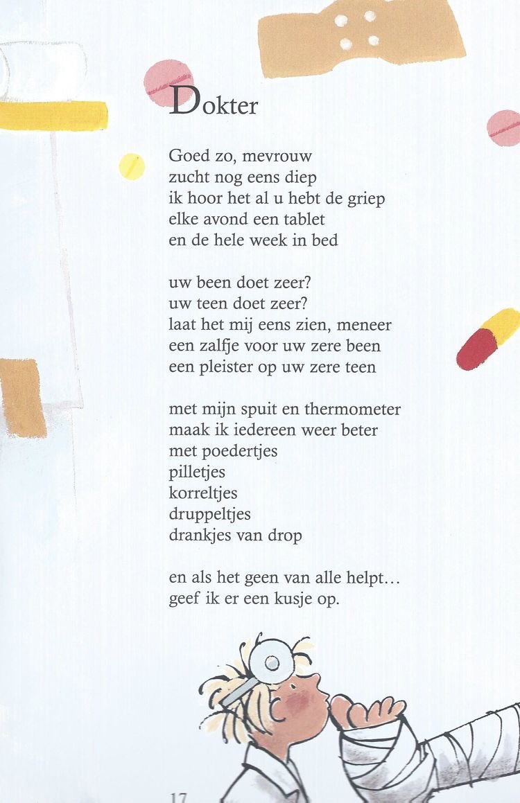 #gedichtendag

Alles-in-20-minuten-arts, 
van-alles-een-beetje, 
Geen-blokkende-diehards,
Met-de-specialist-één-één-tweetje,
Voor-baby-bejaarde,
Voor-vrouw, X en man,
Who you gonna call?
Uw family physician.

(C’est moi, 🩺👩‍⚕️🩺)