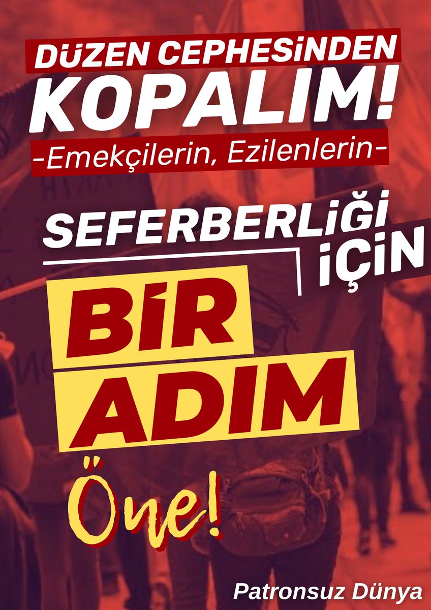 Düzen Cephesinden Kopalım Emekçilerin Ezilenlerinin Seferberliği İçin Bir Adım Öne! 👇 @cetineren_aday 

patronsuzdunya.com/duzen-cephesin…