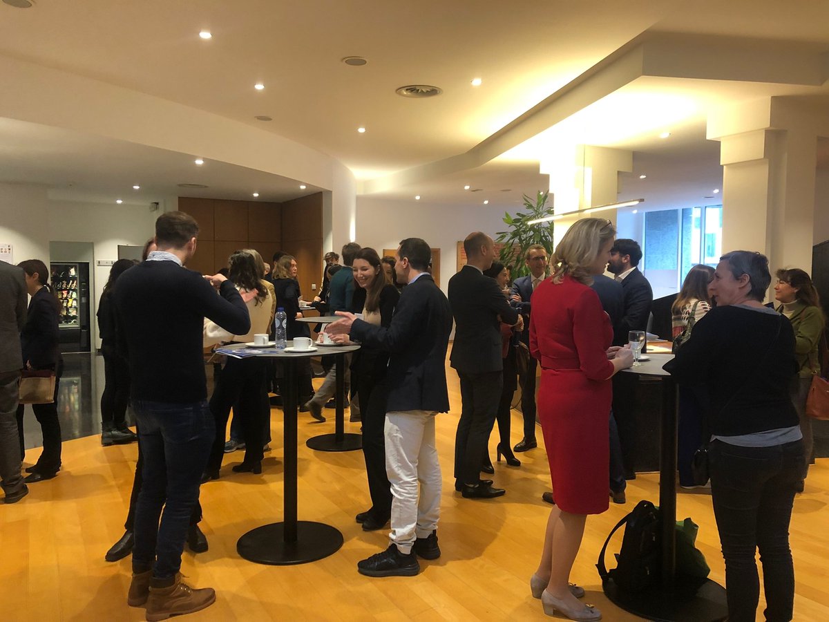 WorkYetPoor's tweet photo. Interviews with speakers making-of at #WYPFinalConference 
And coffee break before parallel sessions...
 #InWorkPoverty #Europa https://t.co/1WKUZ9jFSR
