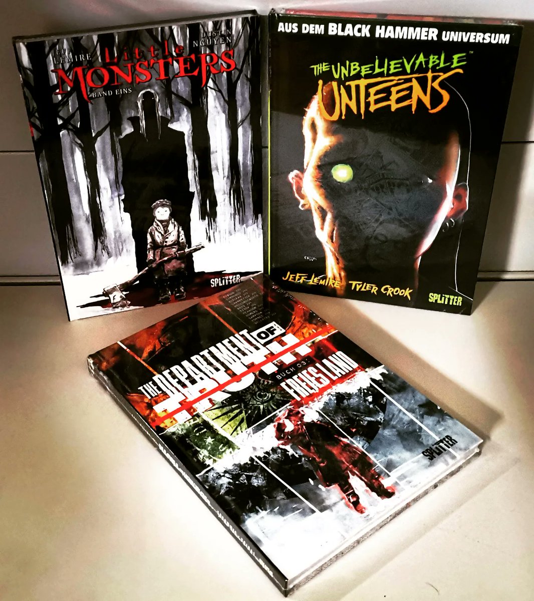 PresseComicShop's tweet photo. Die Neuheiten vom @SplitterVerlag sind eingetroffen und bei uns online https://t.co/PMjwbK9lRh , sowie in unseren Geschäften Chemnitz Paul-Bertz-Str.20 und Zwickau Magazinstr.13-15(ab Fr) verfügbar.😃#comic #blackhammer #diezwerge #valhallahotel #orksundgoblins #pressecomicshop https://t.co/rw3Euakuc2