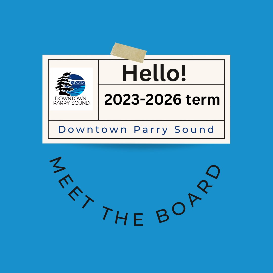 ParrySound_DBA's tweet photo. Earlier this month, our new Board Members hit the ground running for #DowntownParrySound.

We’re excited to have a great group for the 2023-2026 term!

Introducing the new DBA Board of Directors:

Doug Wilton - @jeans_unlimited Chair https://t.co/7dT37sLWoc