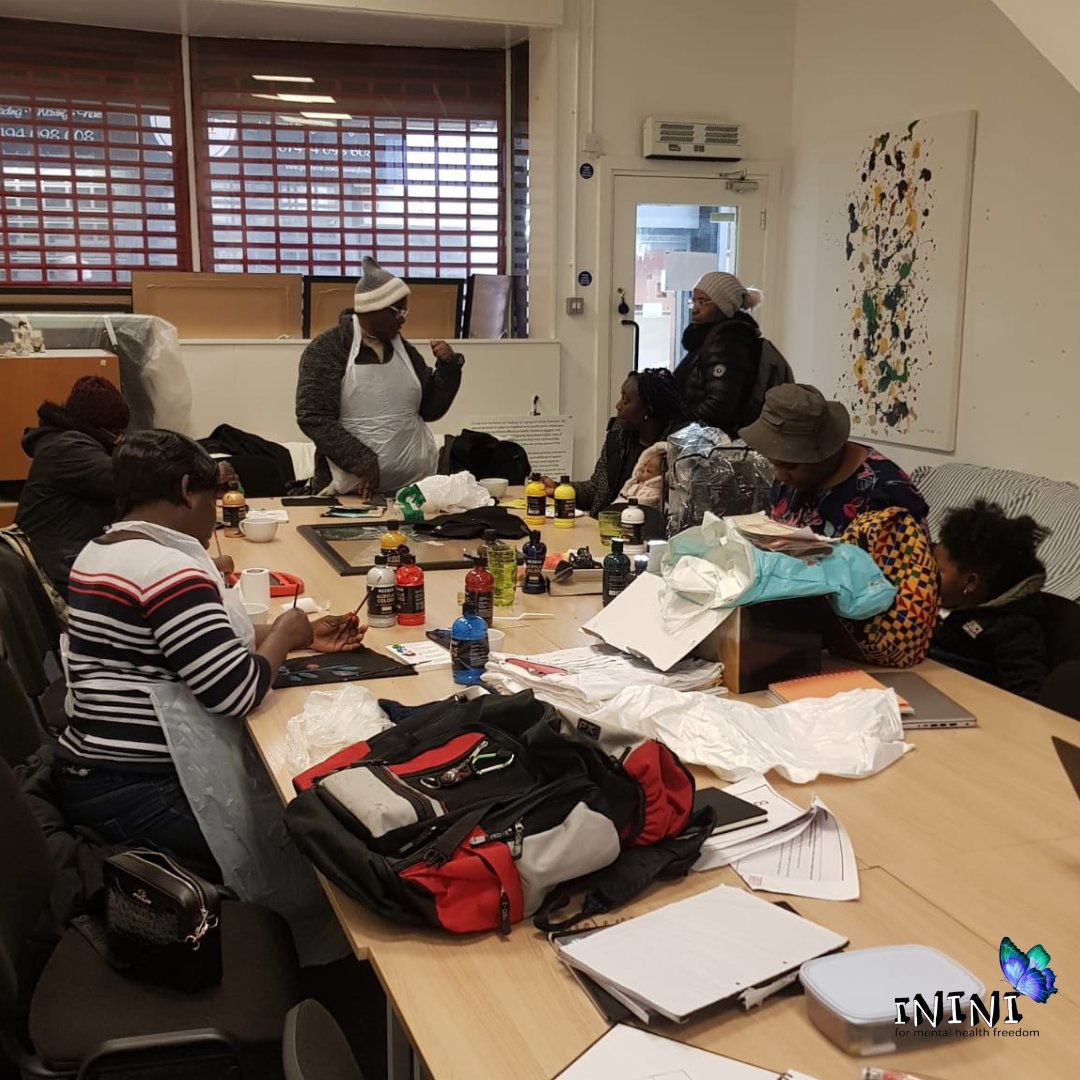 On Monday, we had a brilliant art session! We were hard at work creating a piece for the @the_herbert_cov Coventry Open!

#art #creativity #migrants #migrantswelcome