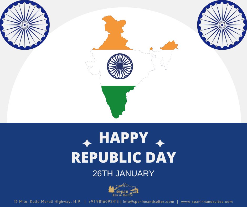 span_inn's tweet image. Time to salute the nation and it’s warriors. ‘’Happy Republic Day to all’’ !

#nationalfestival #republicday
#spaninnandsuites #hospitality #proudmoment #manali #hptourism #thehimalayas #spanmotels