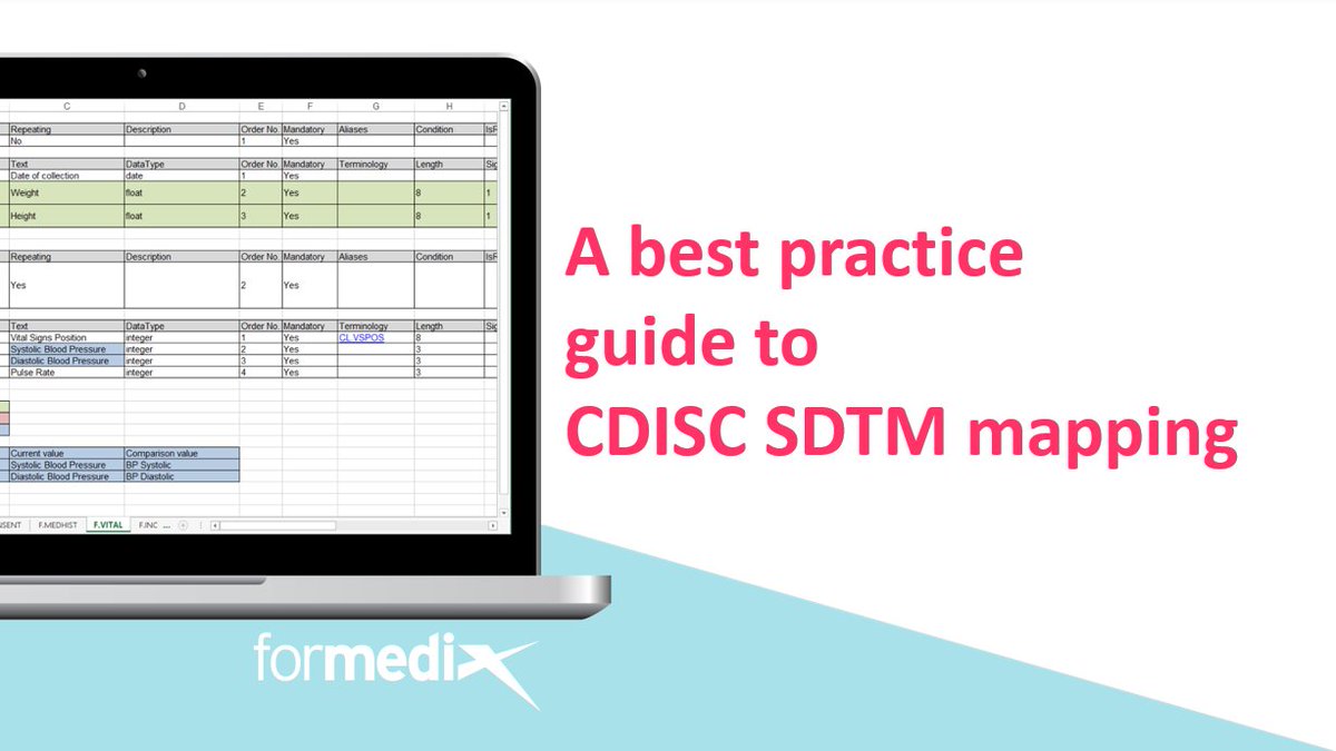 FormedixInc's tweet image. We’ve updated our guide to CDISC SDTM mapping!

In this free guide, we outline a typical #SDTMmapping process and 4 best practice methods that’ll make things easier.

📥 Download the guide here: bit.ly/3JmWAEG

#Formedix #clinicaltrials #CDISC #SDTM