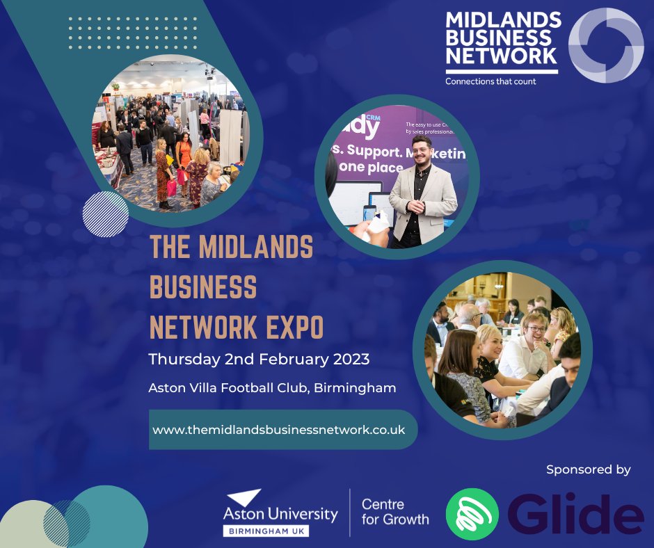 Have you heard the news? 👂📰 We are exhibiting at The Midlands Business Network Expo on Thursday 2 Feb 2023 at Aston Villa Football Club, Birmingham #MBNEXPO23 We’d love to meet you! Register your FREE visitor place here: 👇 eu1.hubs.ly/H02GxkW0