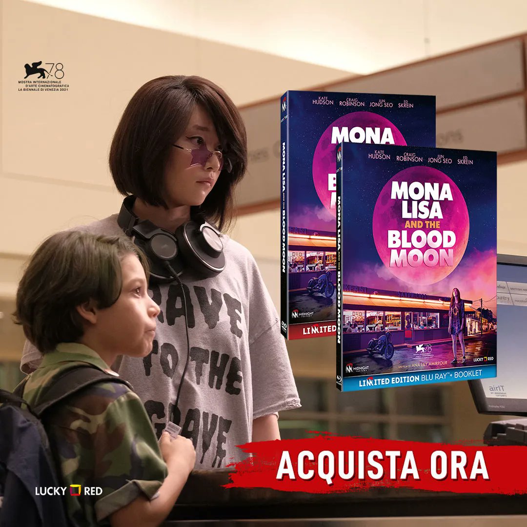 00factory's tweet image. Diretto dalla talentuosa Ana Lily Amirpour e presentato in concorso alla 78° edizione del Festival di Venezia, #MonaLisaAndTheBloodMoon di @luckyredfilm, vi sta aspettando in Limited Edition Blu-ray e DVD #MidnightFactory. Acquista ora ➡️ bit.ly/3F15UvG
