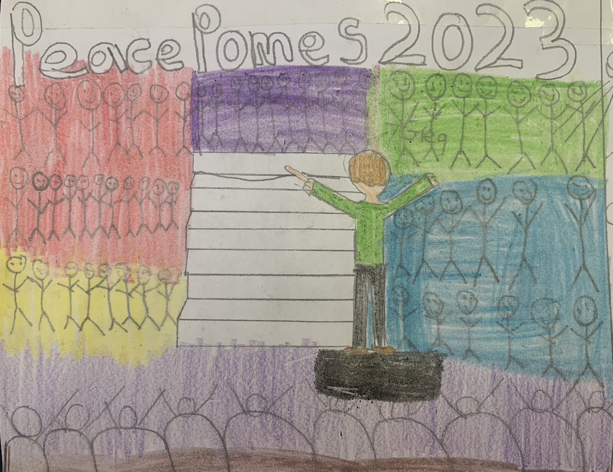 Just some of the artwork completed here in @Thomastownns following #PeaceProms23 last Sunday @Laaamurmur @gregbeardsell @cboiofficial