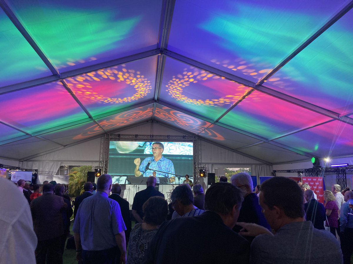 FranceinPNG's tweet image. Celebration of Australia Day in Port-Moresby organize by @AusHCPNG marking as well the 50th anniversary of the #PNGDF with an overfly of the @AusAirForce and the display of the F-18 hornet #HappyAustraliaDay