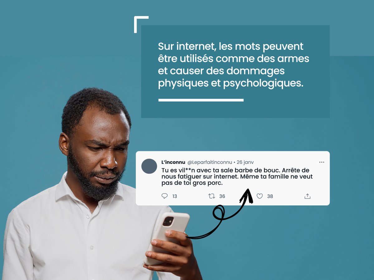 Les discours haineux sur #internet alimentent le #conflit et la méfiance entre les communautés. Soyons bienveillants pour maintenir la cohésion sociale. #NoToHate