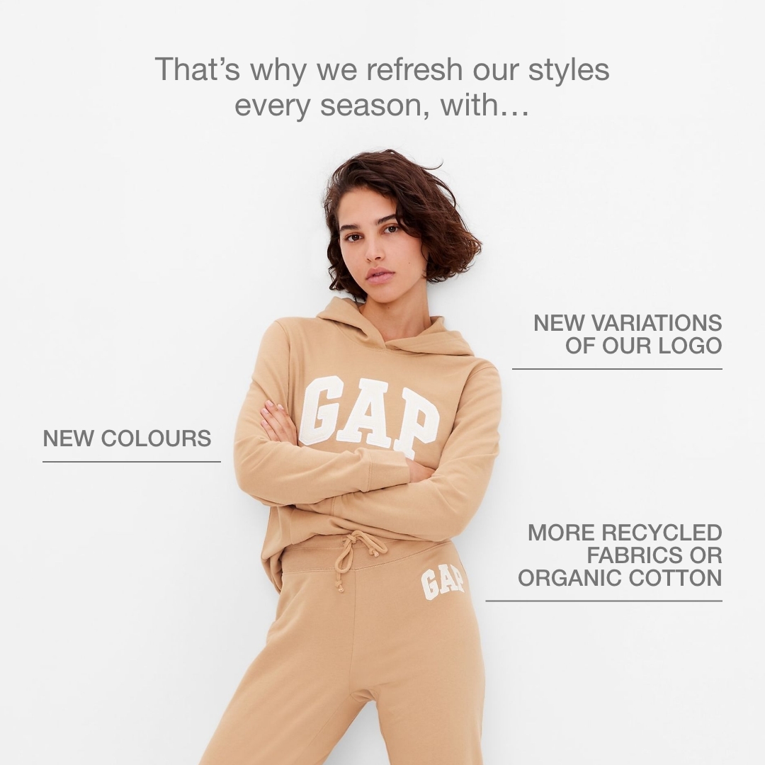 UKGap's tweet image. Did you know? Gap logo featured in the Netflix hit Stranger Things. 

Our logo hoodies and tees are even more iconic today than they were in the '80s. 

Visit our logo shop: bit.ly/3JaLym2