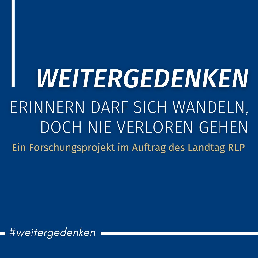 ltrlp's tweet photo. Wie wird in Familien in RLP über den Nationalsozialismus & die Rolle der Vorfahren gesprochen?
Ein Forschungsprojekt des #ltlp. Durchführende: @unikoblenzde in Koop. mit @hskoblenz & @touro_berlin
📌Zur Umfrage des Forschungsprojekts: https://t.co/bqwY3sqCjd
#weitergedenken https://t.co/ZxKdU0J52F