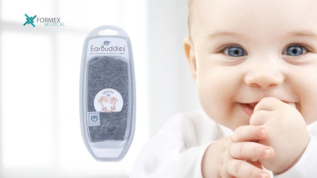 FormexMedical's tweet image. Het is niet ongebruikelijk dat de oren van baby's kort na de bevalling vervormd zijn. Met EarBuddies kun je de oren van baby's eenvoudig corrigeren en zo een permanente oorafwijking voorkomen. Een kleine moeite voor een leven lang mooie oren!