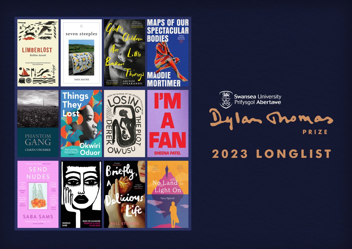 dylanthomprize's tweet image. 📚THE 2023 LONGLIST📚

We are thrilled to unveil the 12 titles that make up this year&apos;s @SwanseaUni Dylan Thomas Prize longlist.

What a depth of incredible talent! #SUDTP23

PRESS RELEASE - swan.ac/SUDTP23Longlist