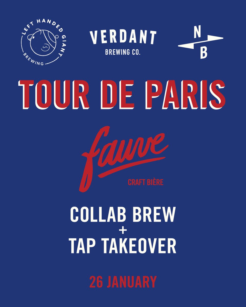 FRANCE! We are starting our Tour De Paris today at <a href="/fauvebiere/">Fauve Craft Bière 🍻</a>. Come and say Bonjour!

Beer list for tonight's TTO: 10 Watt Moon, 40 Watt Moon, Neon Colour Spreading, Truckie, Velvet Overground.