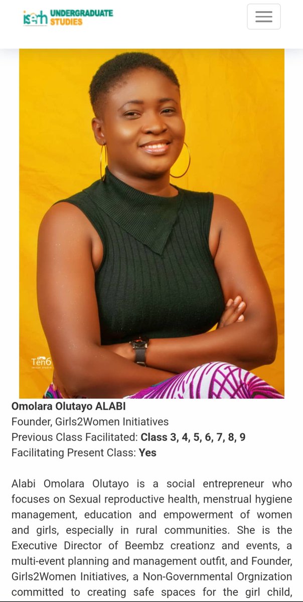 iserhnigeria's tweet photo. 3rd #iusclass10 Assessments

The Scholars of ISERH Undergraduate Studies Class 10 had a class on UNDERSTANDING YOUR SEXUAL &amp; REPRODUCTIVE HEALTH &amp; RIGHTS on Sun. Jan. 22nd, facilitated by Omolara Alabi - Director of @g2winofficial

Our Scholars shall be reviewing the lecture... https://t.co/H86SpoUXxF