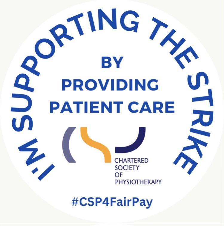 NeuroscienceNuh's tweet photo. Today ourselves and our colleagues across 30 trusts are striking for fair pay for physiotherapists. Some of us remain in work to show our support by providing patient care, and others are on the picket line fighting for the value of NHS physios #CSP4FairPay https://t.co/k0do6ii1la