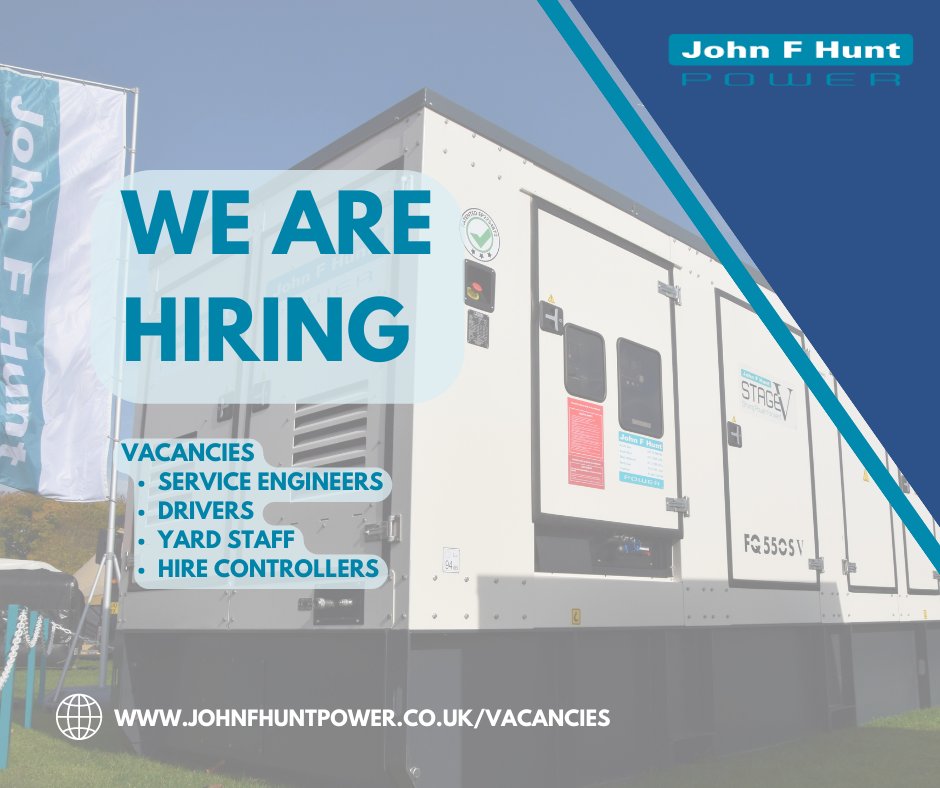 Due to continued growth we are actively looking for people to join our team.

We have #engineering, #driving and #administration roles available across the country - check out our latest #vacancies here 👉lnkd.in/eSZhBpV

 #recruiting #hiringnow #vacancies