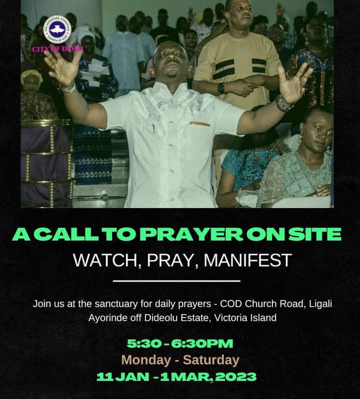 RCCGCityofDavid's tweet photo. DAY 16 Prayer Points for #50DaysFast - Thursday, January 26, 2023
Also see details of our daily prayer schedule during the Fast.
#RCCGFast
#RCCGFast2023
#CODDailyPrayerPoints https://t.co/kPlkpmiAxO