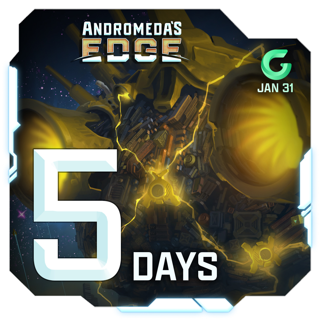 The Tolzeed Porters are set for launch! Are you ready??
Andromeda's Edge in 5 days!
tinyurl.com/andromedasedge