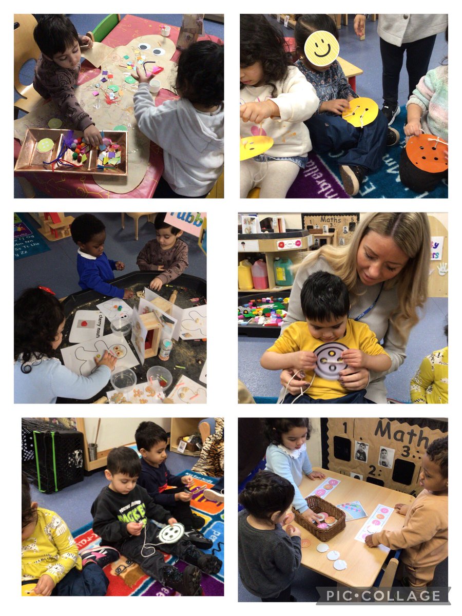 SHPNursery's tweet photo. Our activities this week 'The Gingerbread Man' 
#Traditionaltales #Thegingerbreadman #threadingbuttons https://t.co/WdnXEj2e7v