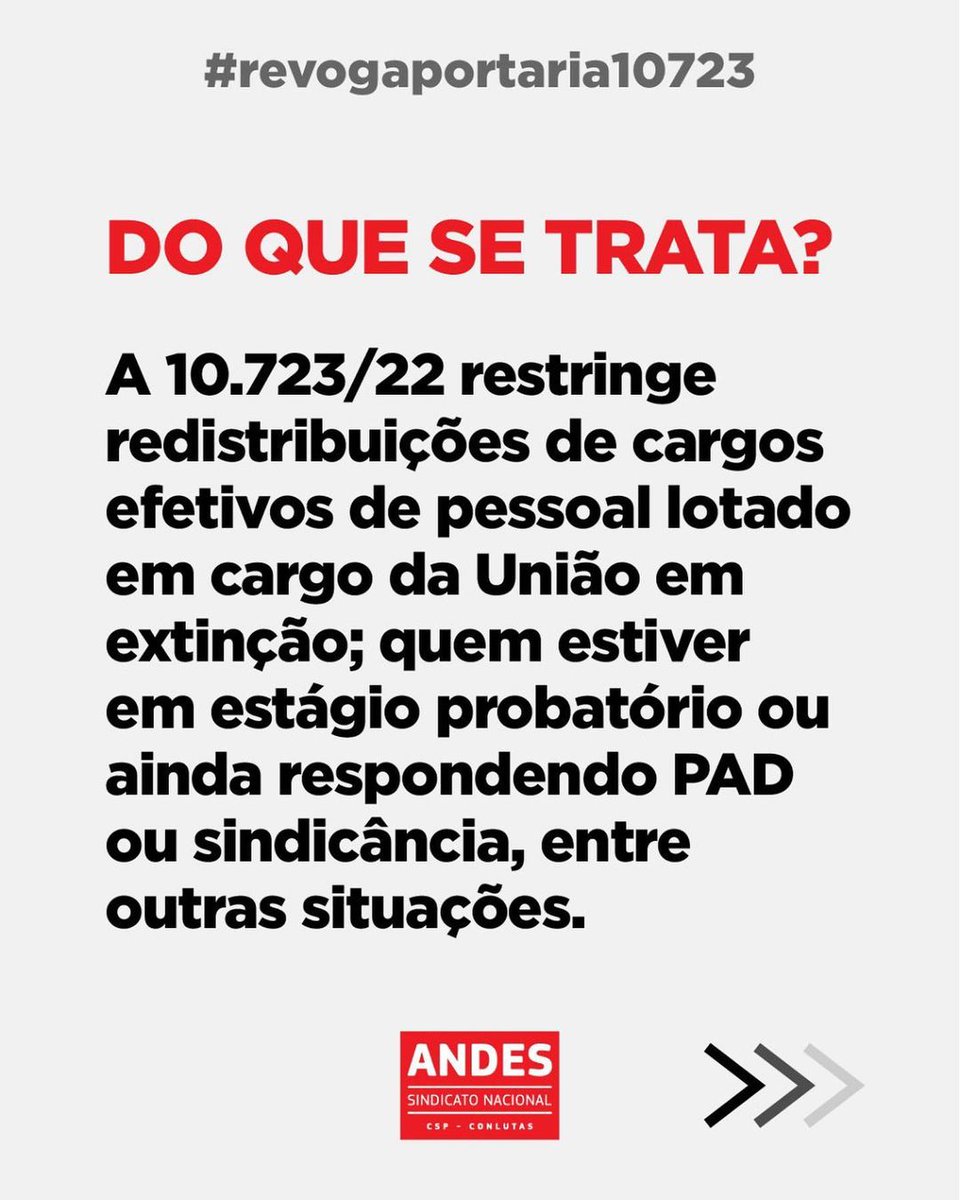 aprofurg's tweet photo. Vamos falar sobre a portaria 10.723/2022, assinada por Bolsonaro no final do ano passado e explicar o porquê que a luta coletiva para barrá-la é tão importante?

Arraste para o lado e entenda o que está em jogo. Ao final, curta, comente e compartilhe!

#revogaportaria10723 https://t.co/E6FqajKWHh