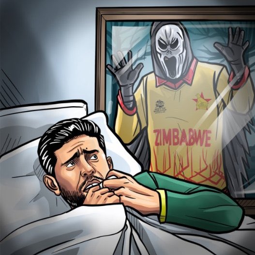 BandiSayali's tweet photo. Meanwhile Zimbabar 😂😂😂 #PlasticKing @daniel86cricket https://t.co/11XONe9bgM