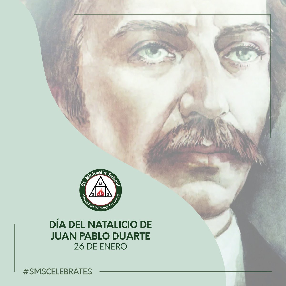 Today we celebrate the birth of Juan Pablo Duarte, one of our founding fathers. This celebration also marks the beginning of the “Mes de la Patria”. 🇩🇴
#SMSCelebrates #JuanPabloDuarte #MesDeLaPatria