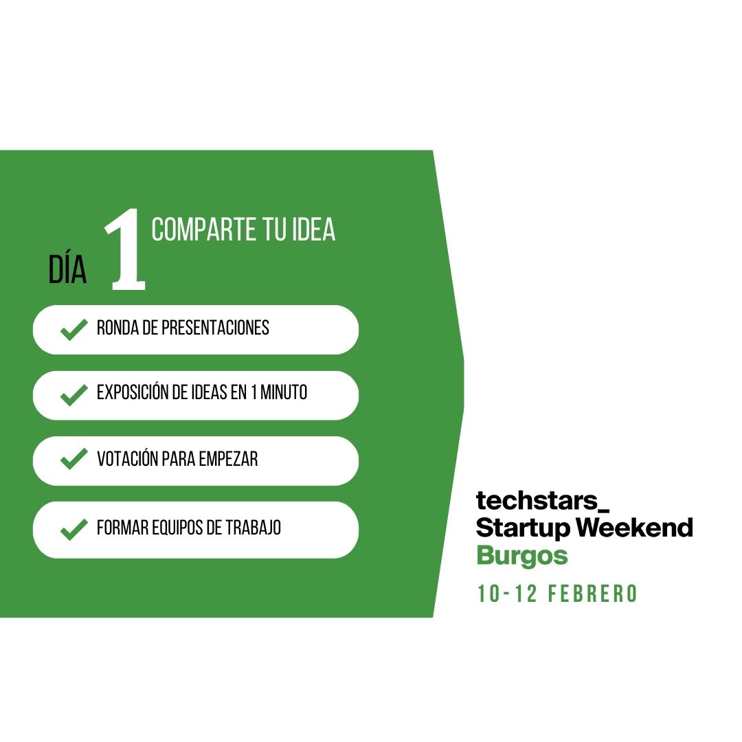 Un fin de semana para desarrollar la que podría ser la #startup de tu vida.
Startup Weekend Burgos con la colaboración de UBU y Nueve Comunicación 

#startups #startupburgos #emprendimiento #burgos #universidaddeburgos #ubuemprende #burgosemprende #sw_burgos