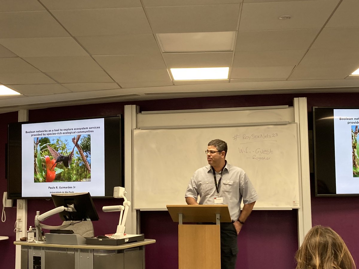 Ecology Group, Newcastle University (@ecology_ncl) on Twitter photo Next up we have <a href="/paulo_prguima/">Paulo Guimaraes</a> discussing the use of networks to explore ecosystem services provided by species-rich ecological communities #RoySocNets23 Next up we have <a href="/paulo_prguima/">Paulo Guimaraes</a> discussing the use of networks to explore ecosystem services provided by species-rich ecological communities #RoySocNets23