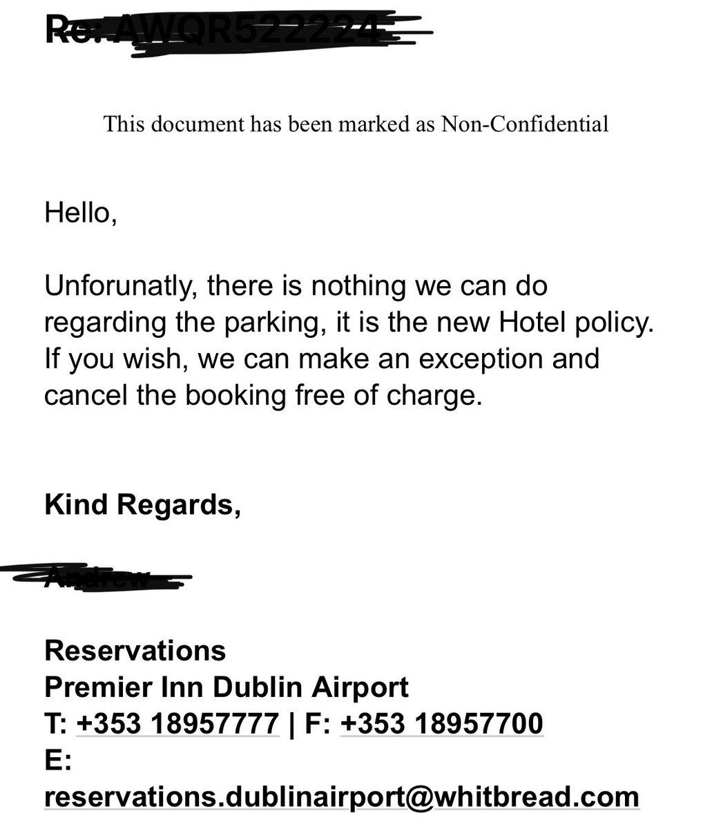 Alison21_'s tweet photo. @EASY0NTHEPEPSI @premierinn This is the response I received after challenging through email. I found it very rude and cheeky. https://t.co/XsxXMD5bMp