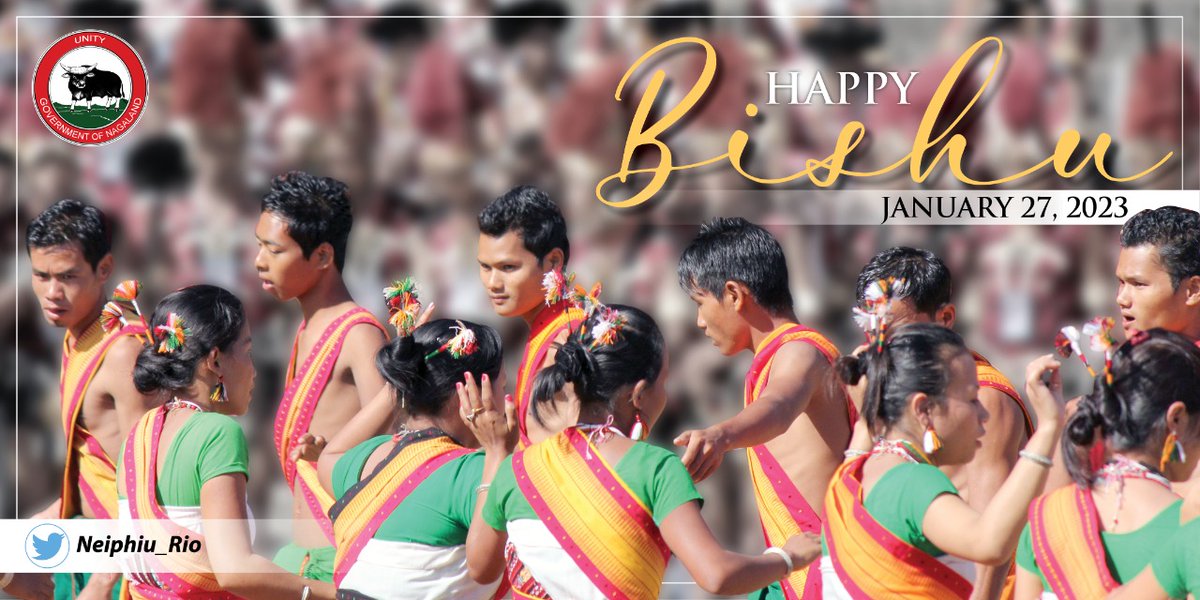 I extend warm greetings to the Kachari community on the happy occasion of Bishu. May the festivity foster oneness and bring blessings of well-being and peace in everyone's life. I wish you all a happy and a safe Bishu. #Nagaland #LandOfFestivals