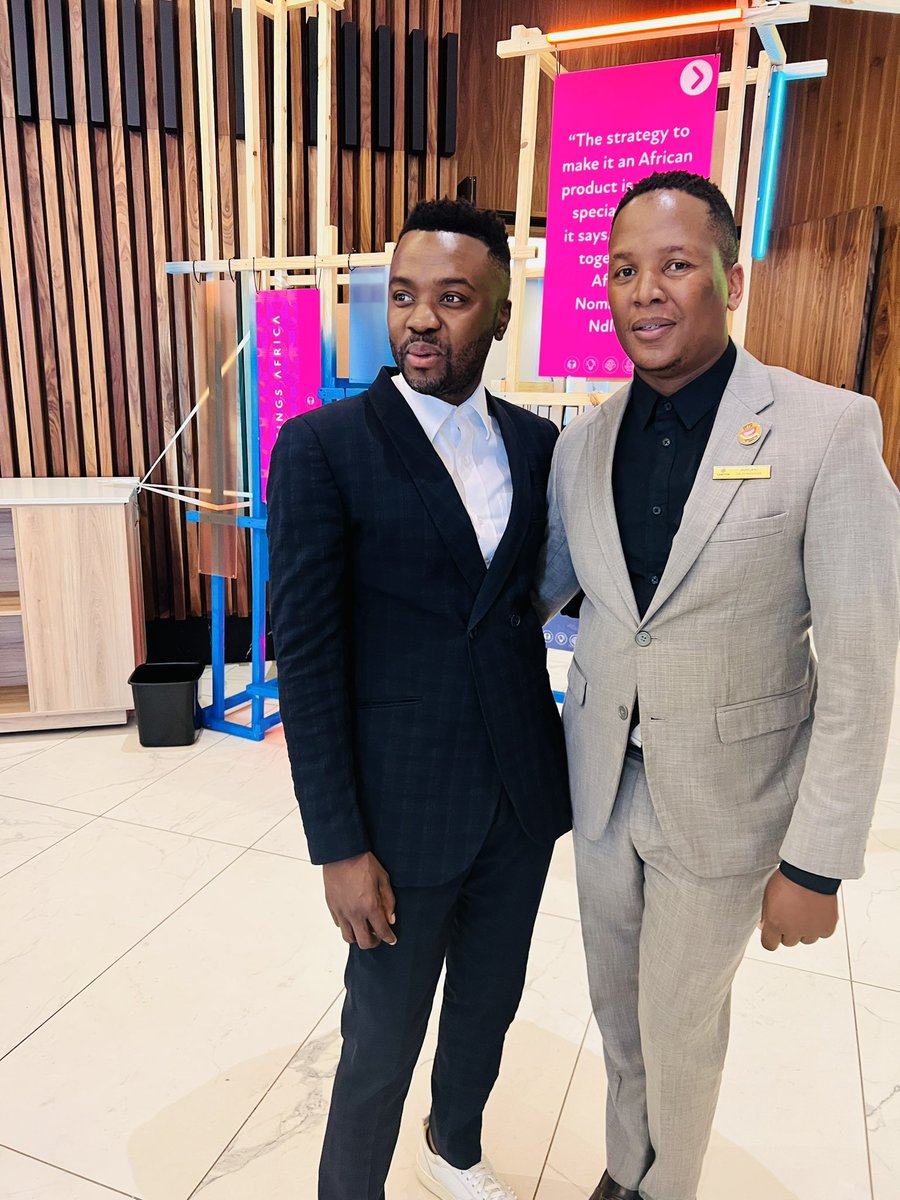 One can’t help but draw inspiration and acknowledge the powerhouse that you @sylvesterchauke thank ever so much being the person you are in my life and thank you for visiting our #AtSandtonHotel today!  #MeetingsAfrica2023 #MeetSouthAfrica #VisitSouthAfrica ❤️❤️❤️