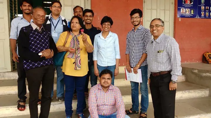 ankulism's tweet photo. With Prof Deepak Dhar, one of the best gurus I met (5 years ago:). First the Boltzmann medal (first ever Indian scientist) and now the Padma Bhushan award!! Many Congratulations!! 🤗💐💐💐 @IISERPune https://t.co/13ZncAh0hF