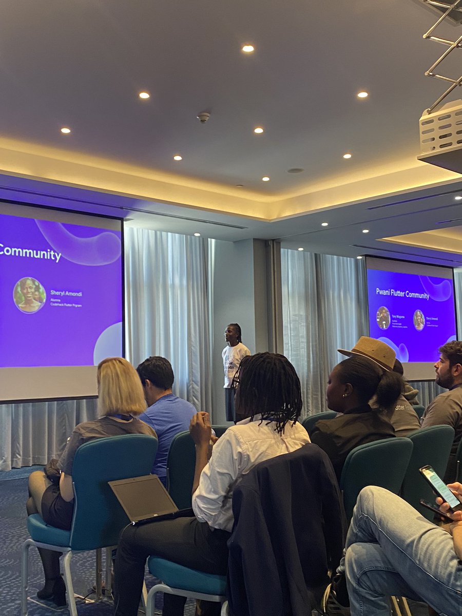Marvel.dart🥏 (@henryadebayoo) on Twitter photo <a href="/antony_wugoma/">Antony Wugoma</a> speaking about their community
Pwani flutter community Kenya
<a href="/nlycskn/">Nilay Coskun</a>
#FlutterForward #flutter #flutterdev <a href="/antony_wugoma/">Antony Wugoma</a> speaking about their community
Pwani flutter community Kenya
<a href="/nlycskn/">Nilay Coskun</a>
#FlutterForward #flutter #flutterdev