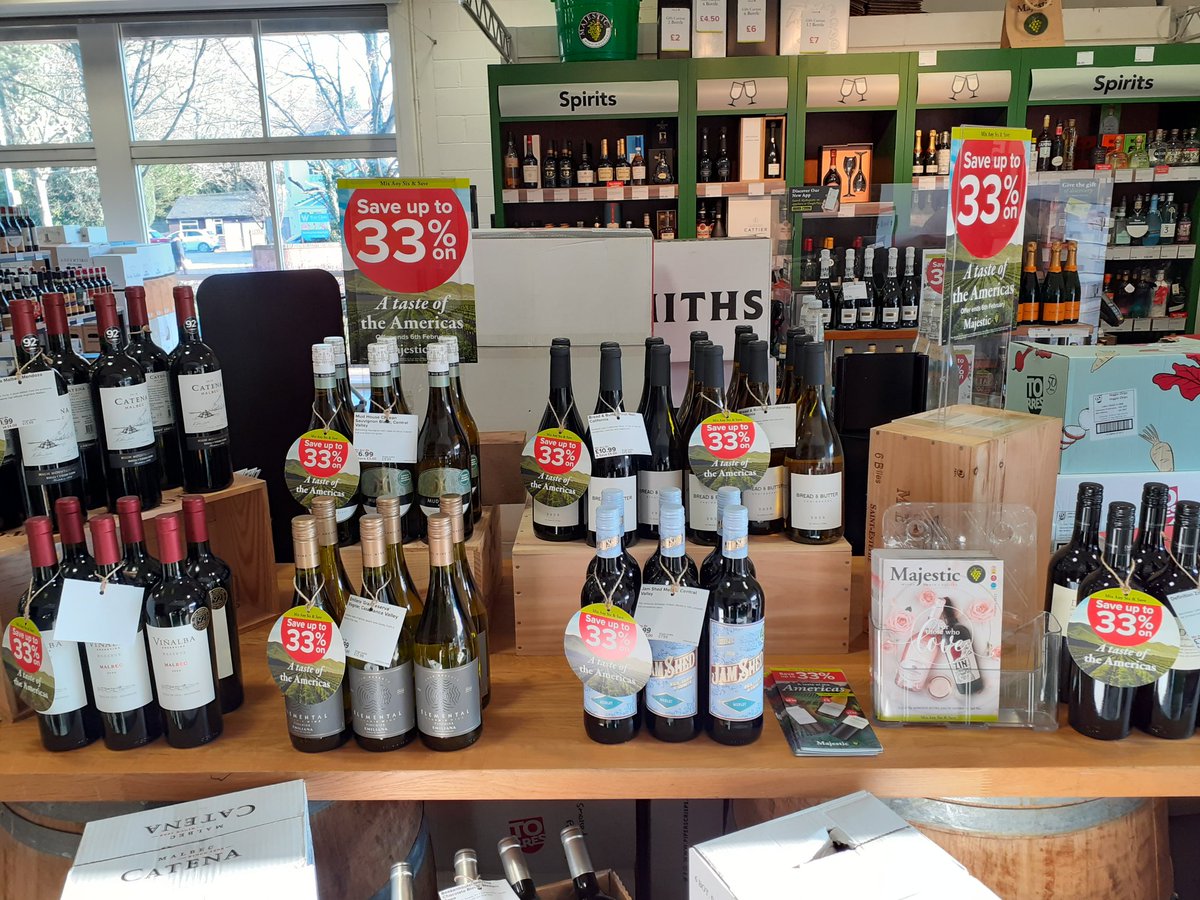 This week, we have selected Wines of #theamericas on offer including our ever-popular #breadandbutterwines #wokingham