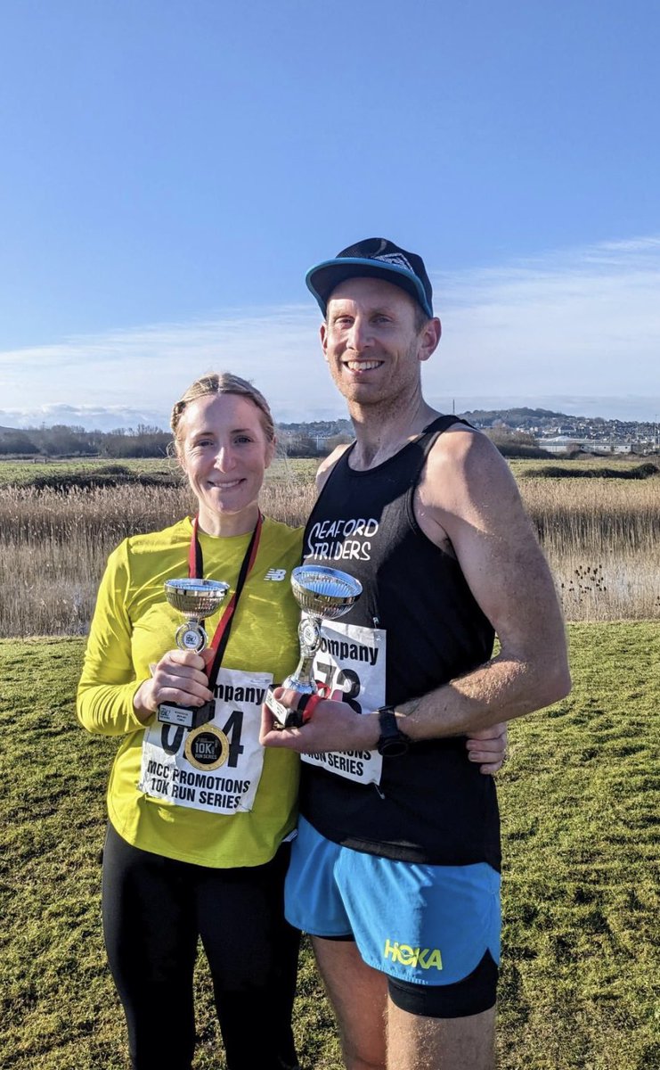 Throwback to the Newhaven 10k last Sunday! A fantastic Striders turnout and some brilliant results including a win 🥇 for Ollie in the men’s race, 2nd place 🥈for Jemma in the ladies, and 3rd place 🥉🥉 finishes for husband and wife Joel and Emily
Massive well done to everybody