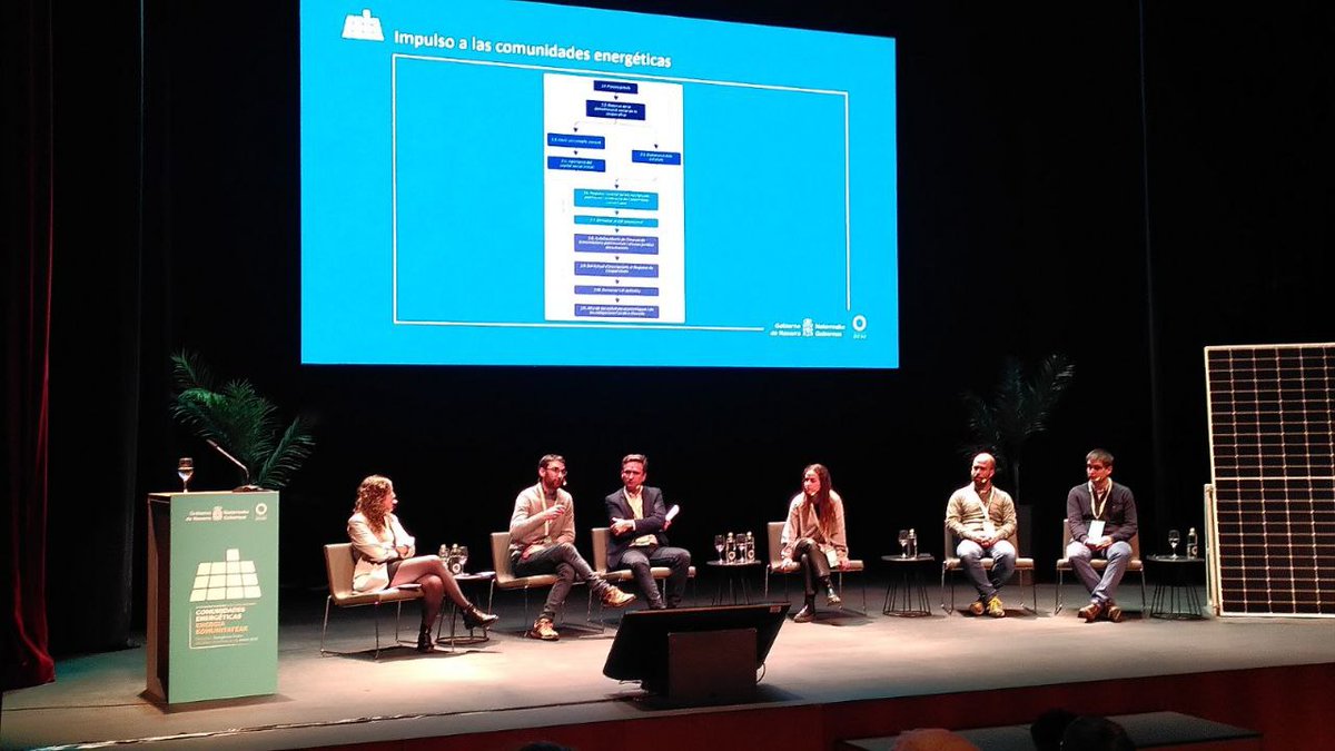 SomMobilitat's tweet photo. 🌐 Aquesta setmana hem participat al 'II Congreso Europeo de Comunidades Energéticas' a Pamplona.
🚘 Hi hem estat presentant el projecte #TheMobilityFactory, la xarxa europea de cooperatives vinculades a la #MobilitatSostenible de la qual formem part 17 projectes. https://t.co/VdmkXhwm5m