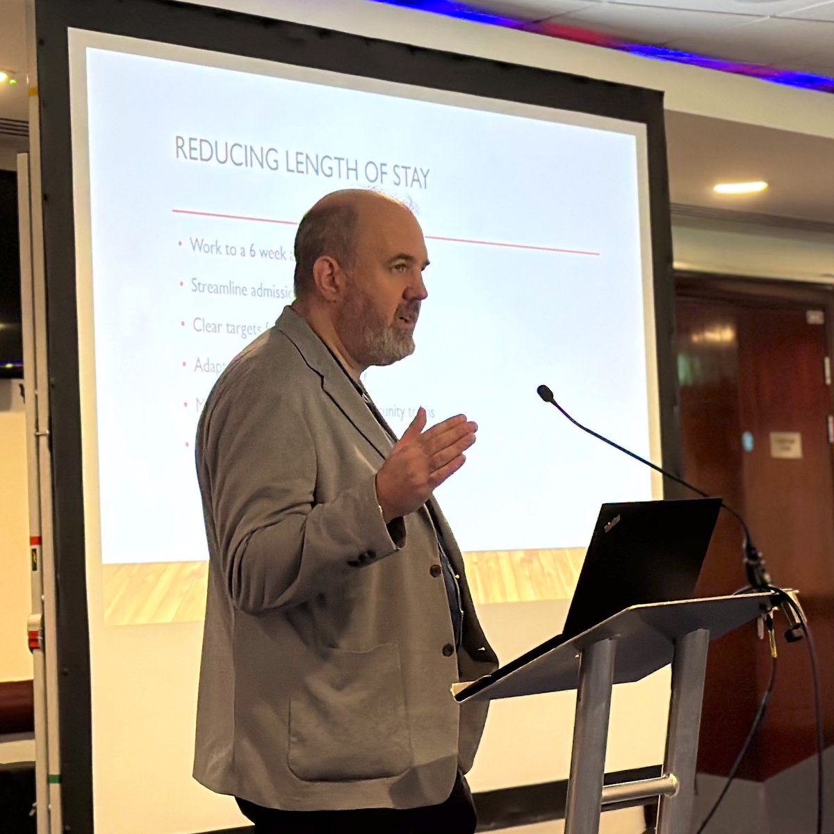 drchrishilton's tweet photo. Liam Young, #LavenderWalk Consultant, describes efforts to improve flow in his ward, which is delivered by @CNWLNHS as a joint initiative by our #CAMHS #ProviderCollaborative with @westlondonnhs - bringing #NHS Tier4 capacity into @healthiernwl for the first time in years #ppimh https://t.co/BsveZqQn6C